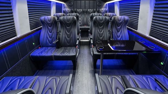 20 passenger sprinter van interior everett