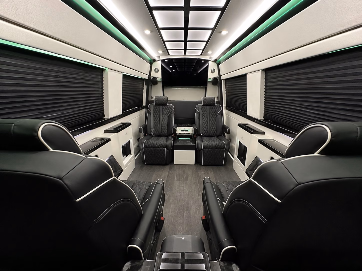 everett 12 passenger sprinter van inside