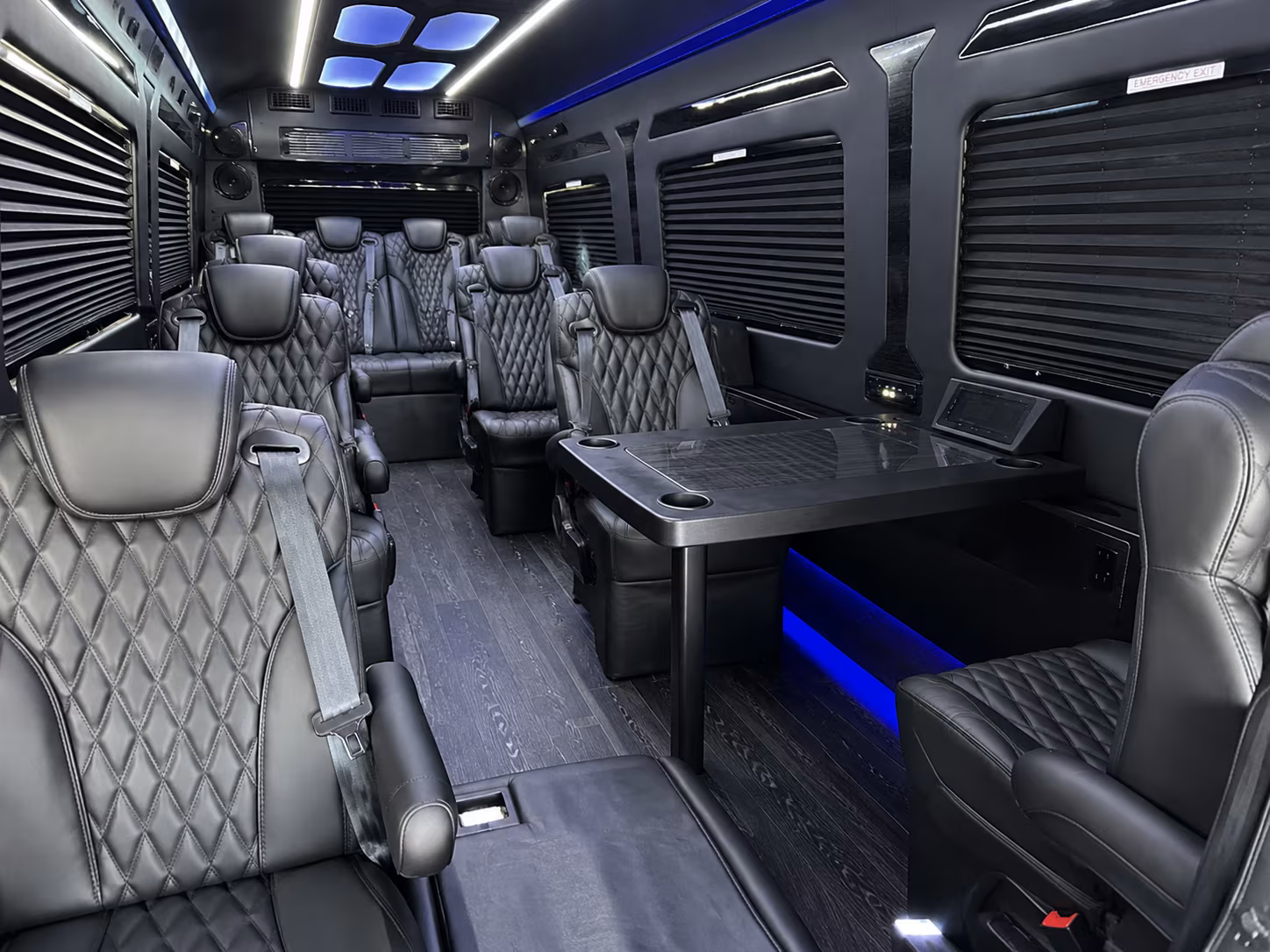 everett 15 passenger sprinter van interior