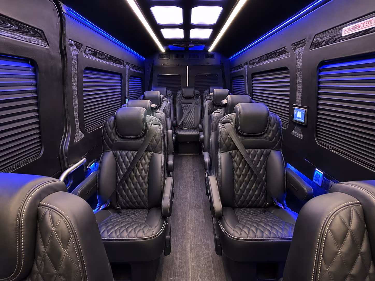 everett 20 passenger sprinter van interior