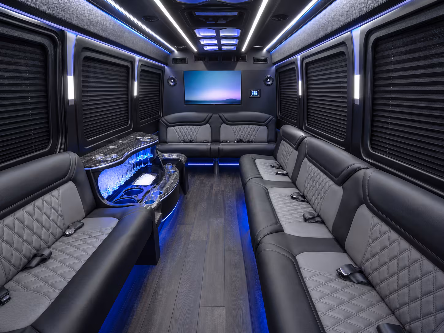 everett sprinter limousine interior